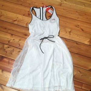 Hunter for target white mesh dress xs